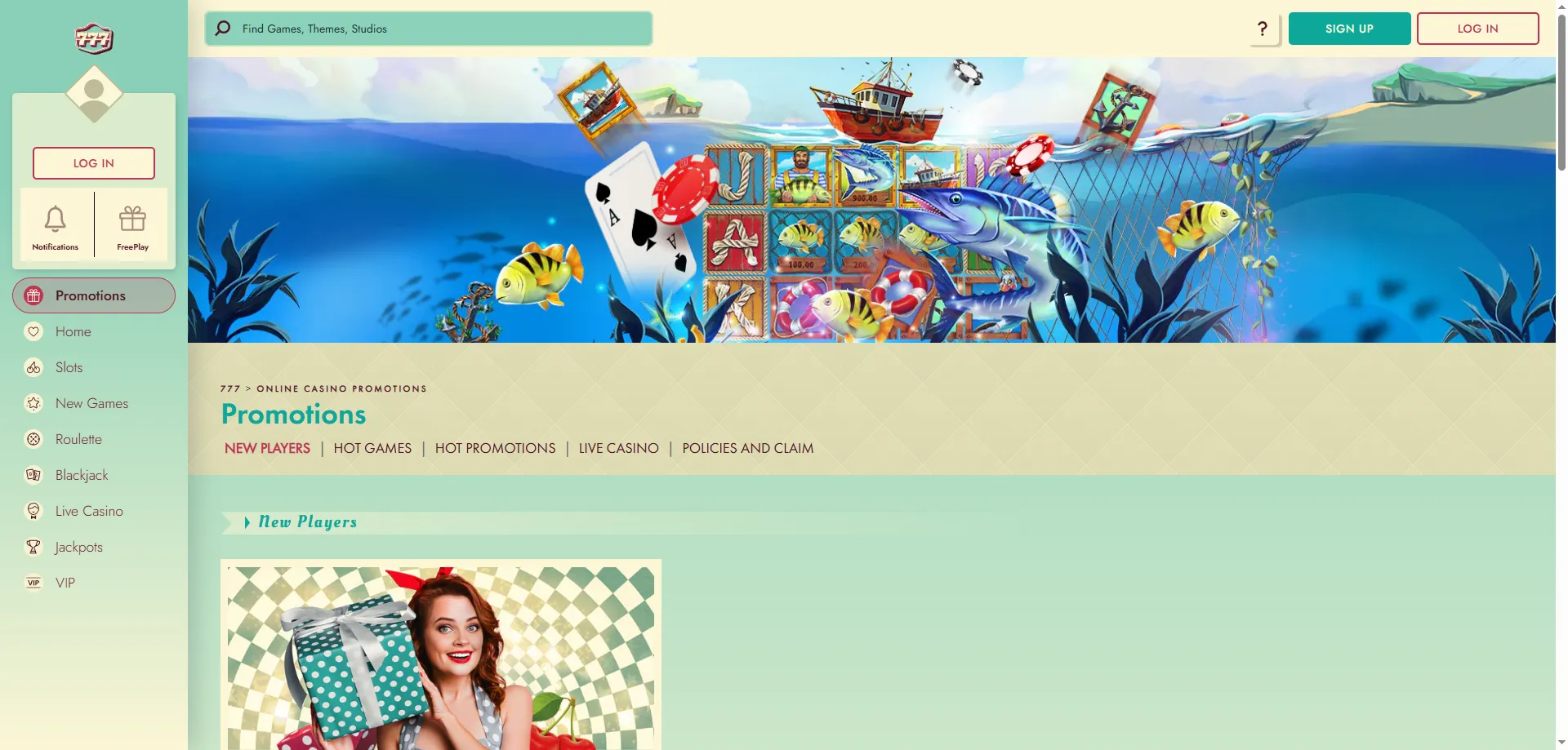 777 Casino welcome bonus up to 2400 BDT with promo code WELCOME777